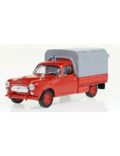 ODEON 1/43 - Miniature Peugeot 403 Pick Up Pompier 1967