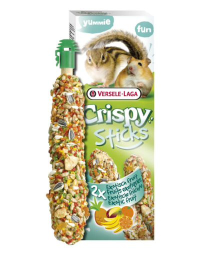 Crispy Sticks fruits exotiques écureuils & hamsters - 2x55g