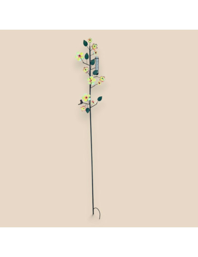 Tuteur pluviomètre fleurs 168x19x7cm
