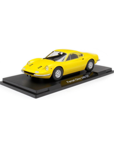 FERRARI DINO 246 GT 1969 YELLOW - 1/18 - ModelCarGroup