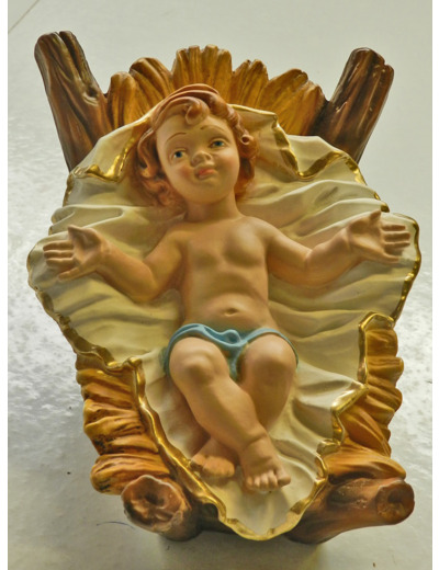 Jésus polychrome pour Crèche 30cm