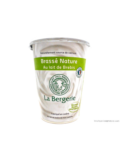 Brassé Nature au Lait de Brebis Bio 400g