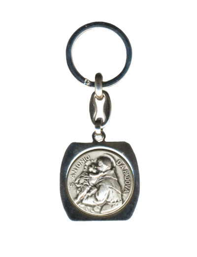 Porte-Clefs Tonneau en Métal Argenté - ANTOINE