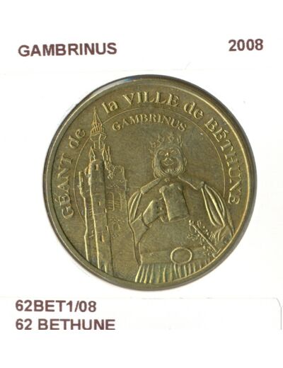 62 BETHUNE GAMBRINUS 2008 SUP-