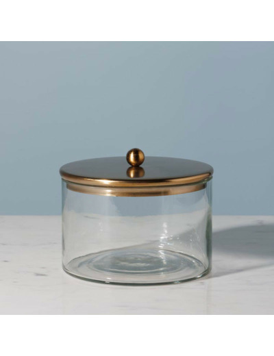 Petit bocal rond verre 13x15cm