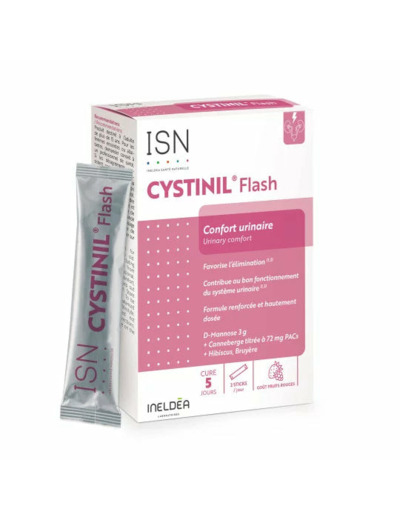 CYSTINIL FLASH cure de 5 jours-10 sticks-ISN