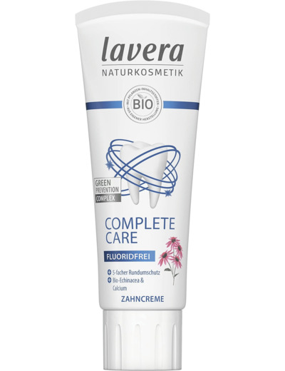 DENTIFRICE COMPLETE CARE SANS FLUOR 75ML Lavera