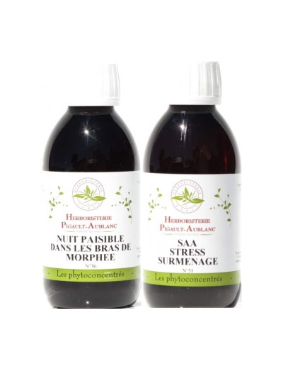 Coffret Pack Stress Sommeil phyto concentrés 2x200ml