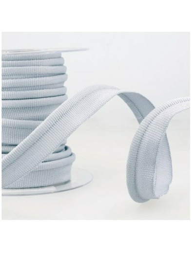 Simple passepoil blanc 519 C01 8mm 100%polyester le mètre 519C01