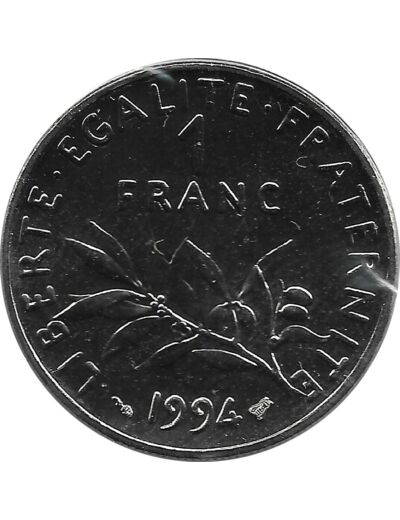 FRANCE 1 FRANC ROTY 1994 abeille BU