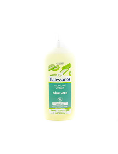 Gel Douche Aloe Vera Vivifiant Ecocert Bio 1L