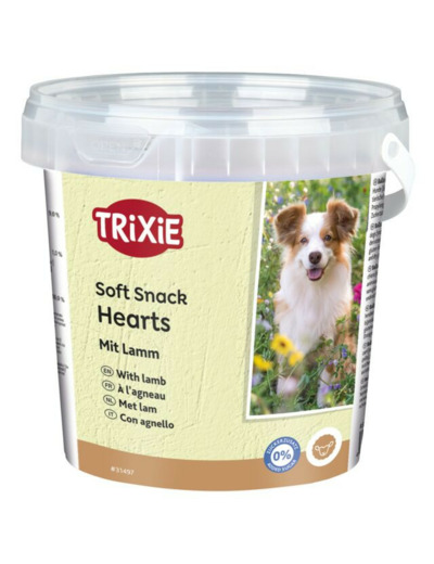 TRIXIE, Soft Snack Hearts à l'agneau - 500g