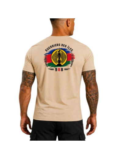 T‑shirt Ultramarins TOA 988 – Guerriers des Îles – Coton 190 g (coyote)