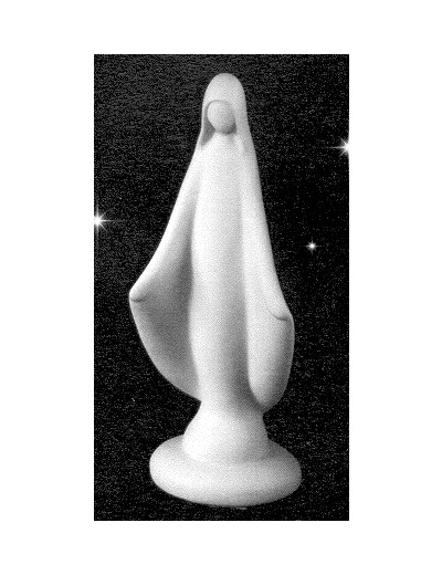 Vierge Miraculeuse 16cm porcelaine