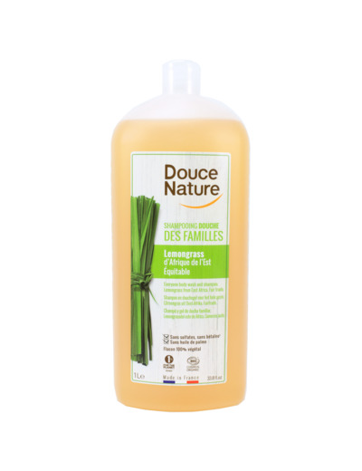 Gel Douche des Familles Bio au Lemongrass Ecocert Bio 1L