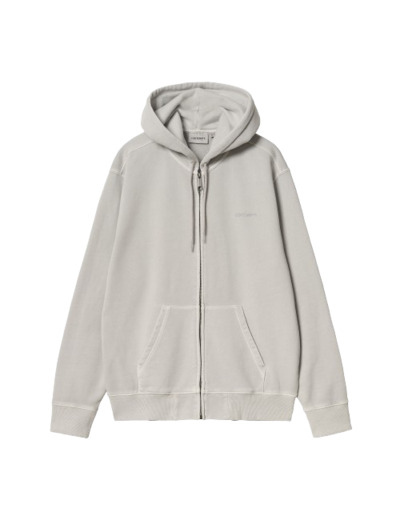 Sweat Zippé CARHARTT WIP Duster Script Basalt