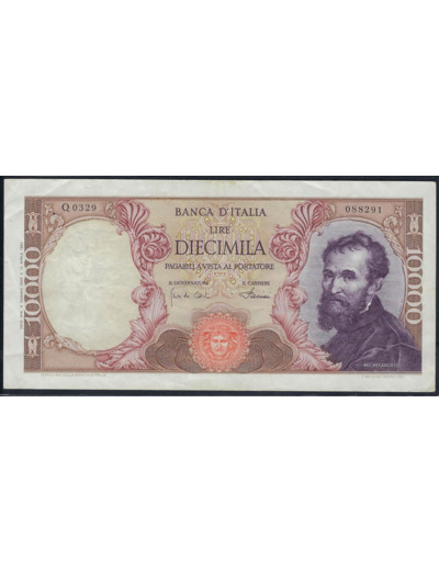 ITALIE 10000 LIRE 04-01-1968 Q0329 TTB+