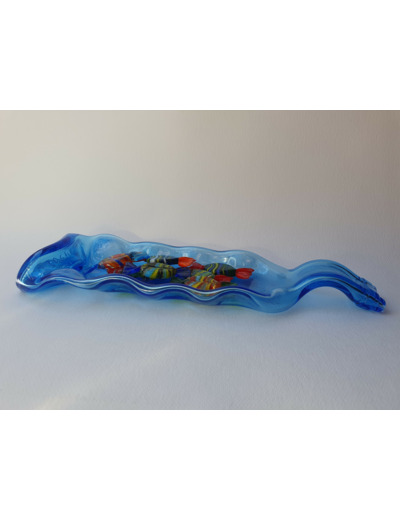 BOUTEILLE BLEUE PLATE