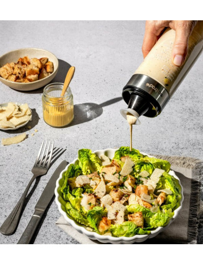 SHAKER A VINAIGRETTE EN VERRE