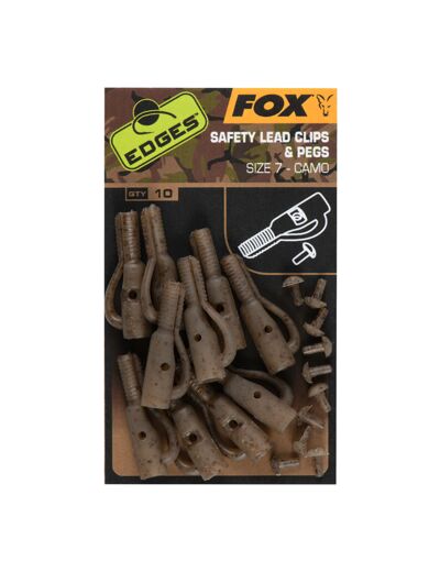 camo safety lead clip and peg