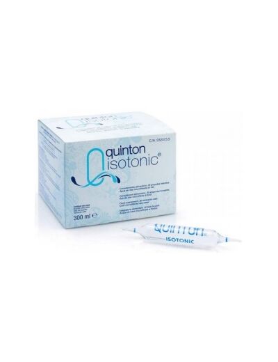 Quinton Isotonic buvable 30 ampoules