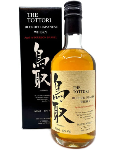 Tottori Whisky Japonais Bourbon finish 43% 50 cl