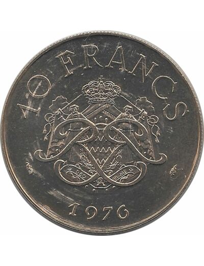 MONACO 10 FRANCS 1976 FDC