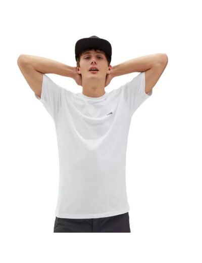 T-Shirt Vans Left Chest Logo Blanc