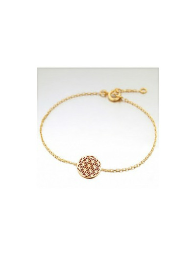 Bracelet en Plaqué Or - FLEUR DE VIE