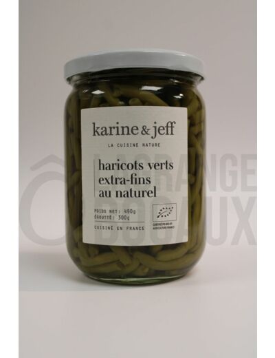 Haricots Verts extra-fins Naturel - Karine & Jeff - Bio