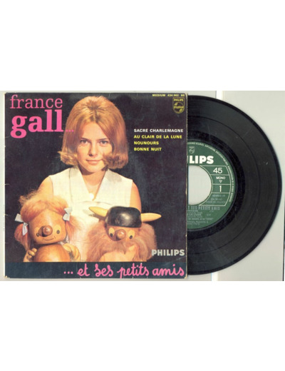 45 Tours FRANCE GALL "SACRE CHARLEMAGNE" / "NOUNOURS"