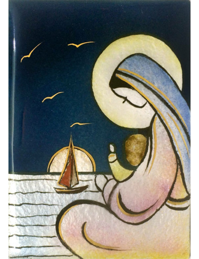 Sérénité 9,6X6,8cm - EMAUX DU LIBAN