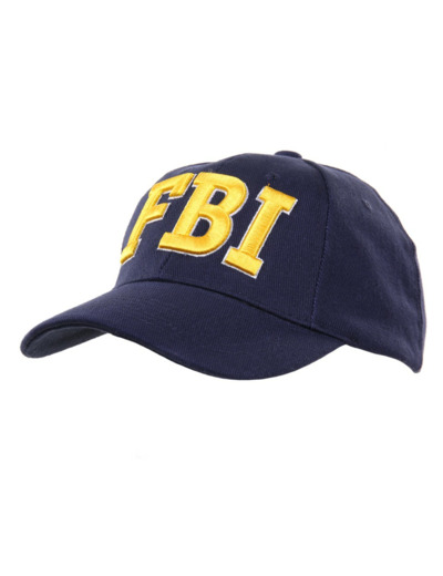 Casquette Baseball brodée FBI