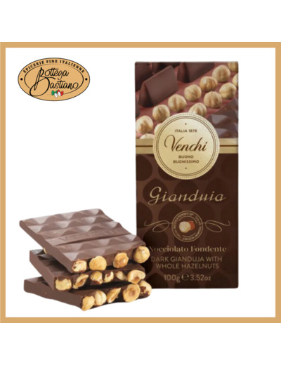 Tablette Gianduja Noir Noisettes 100g