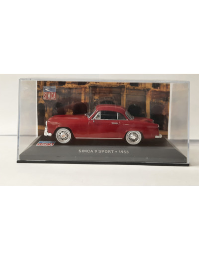 SIMCA 9 SPORT 1953 1/43 BOITE D'ORIGINE