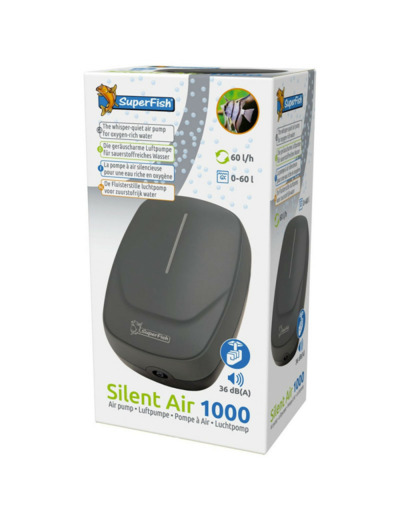 SUPERFISH, Pompe à air silencieuse aquarium 1000