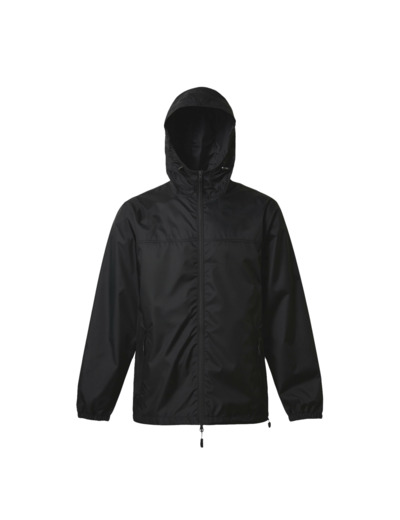 Veste militaire imperméable coupe-vent Ripstop noir OPEX