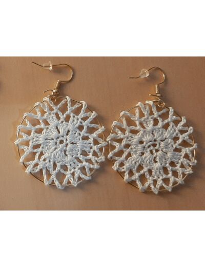 Boucles d'oreilles au crochet