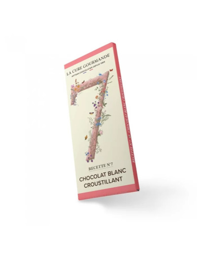 TABLETTE CHOCO N°7-BLANC CROUSTILLANT-87X10X190