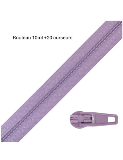 Rouleau Fermeture 10ml en 4mm violet N3-862