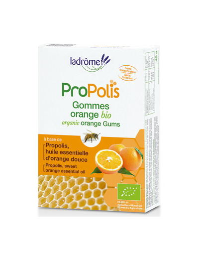 Gommes Propolis et Orange 45g