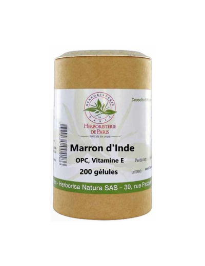 Marronnier d'Inde OPC Vitamine E 200 Gélules