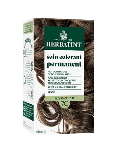 Coloration Blond Cendré 7C-170ml-Herbatint