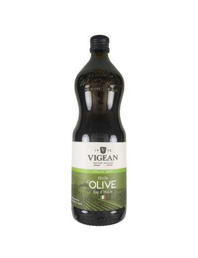 Huile d'Olive Fruité Vert d'Italie 1L Bio