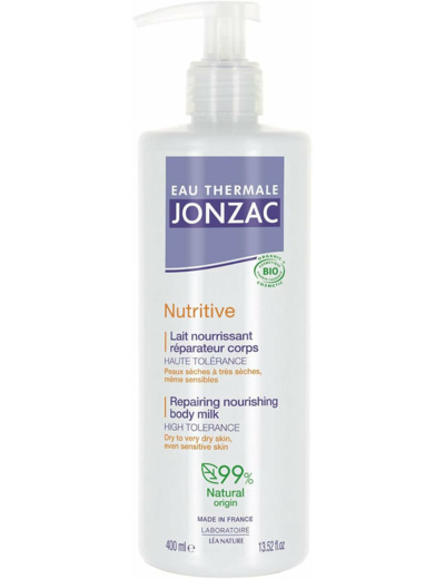 Lait nourrissant reparateur corps 400ml Jonzac - Nutritive