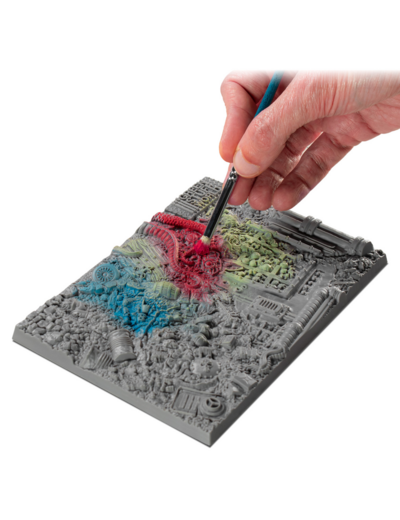 Palette de brossage à sec