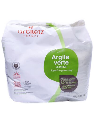 Argile Verte Surfine 1kg