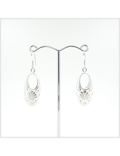 Boucles d'oreilles en argent massif