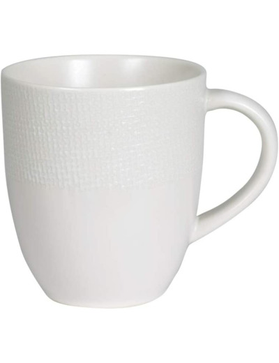 Mug à café ou thé - Vésuvio - blanc cassé - 30 cl