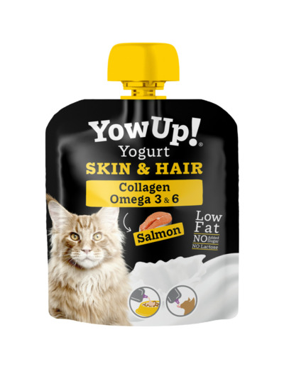 YOWUP, Peau & Cheveux au saumon pour chat - 85g